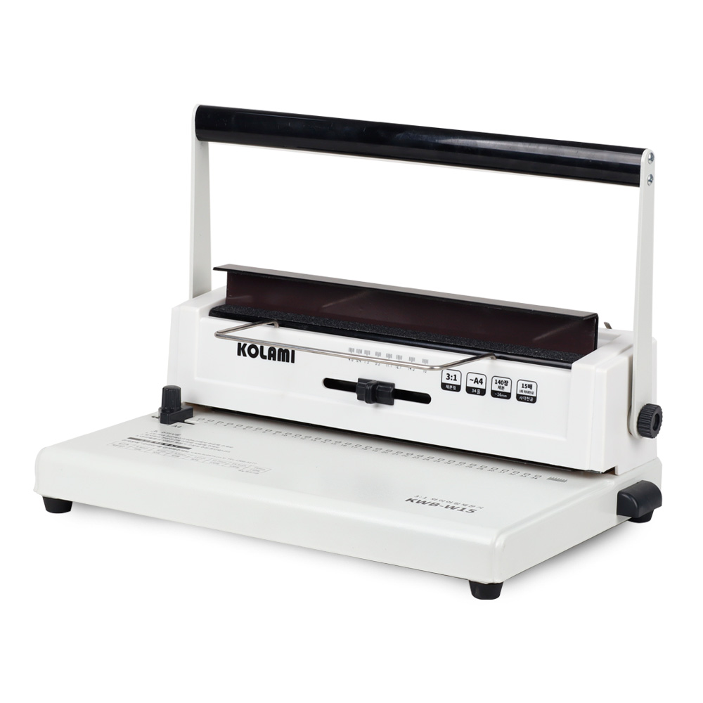 코라미 와이어링 제본기 KWB-W15 + PP표지 20p + 종이표지 20p + 와이어링탈착기, 140매 94,000원