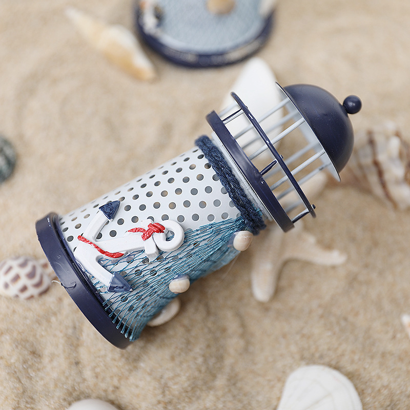 [왓위셀] 철제 조명 등대 장식 여름 바다 소품 8,900원