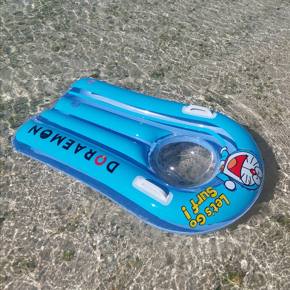 도라에몽 파도타기 아동용 투명창 서핑보드 어린이 모양튜브, 1개, 블루 15,950원
