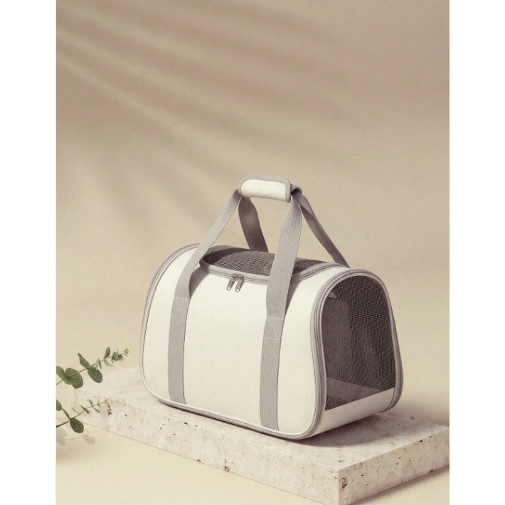 강아지 고양이 이동가방 애견 이동장 캐리어, 아이보리, 1개 15,900원