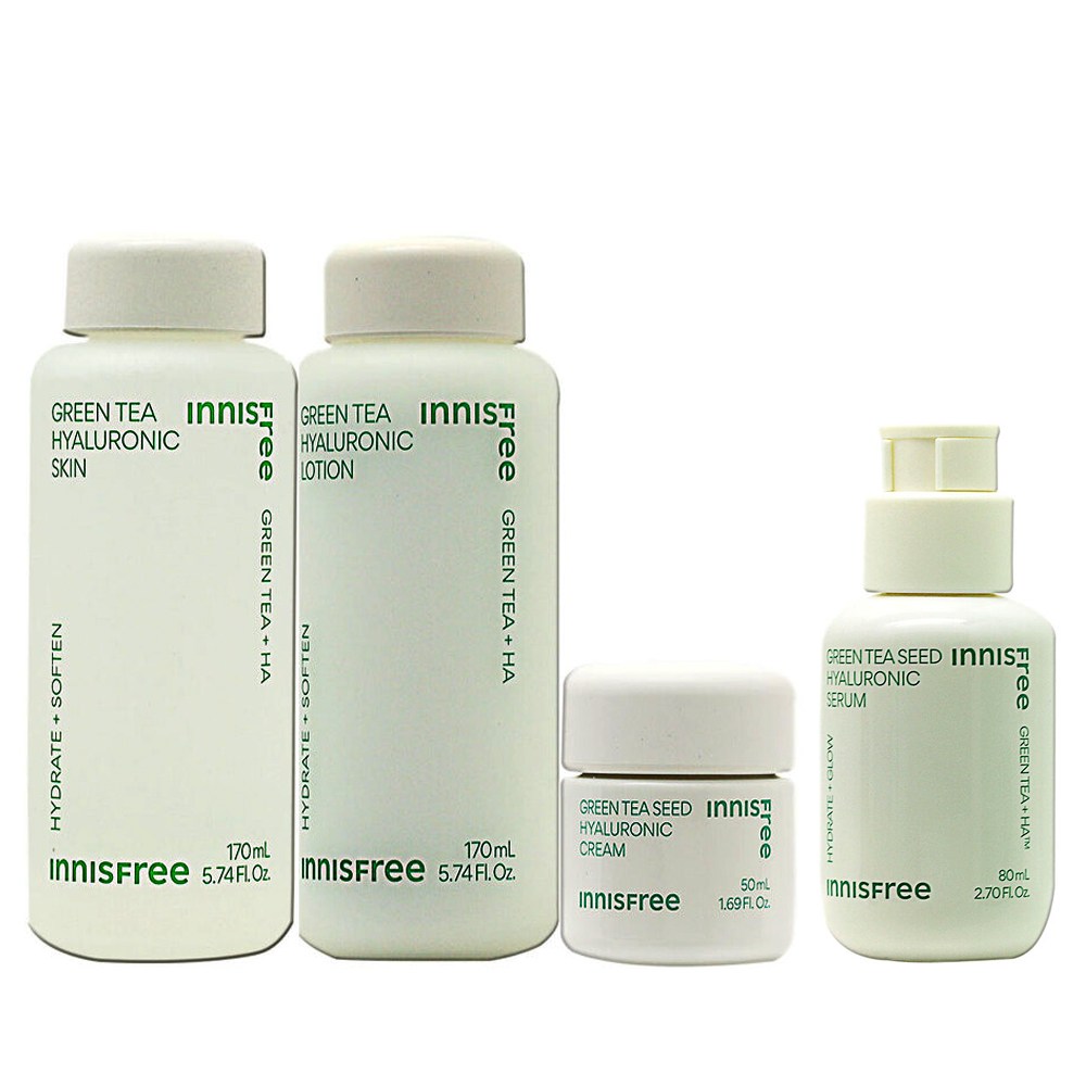 이니스프리 뉴 그린티 히알루론산 4종구성(스킨+로션+크림+세럼) 85,800원