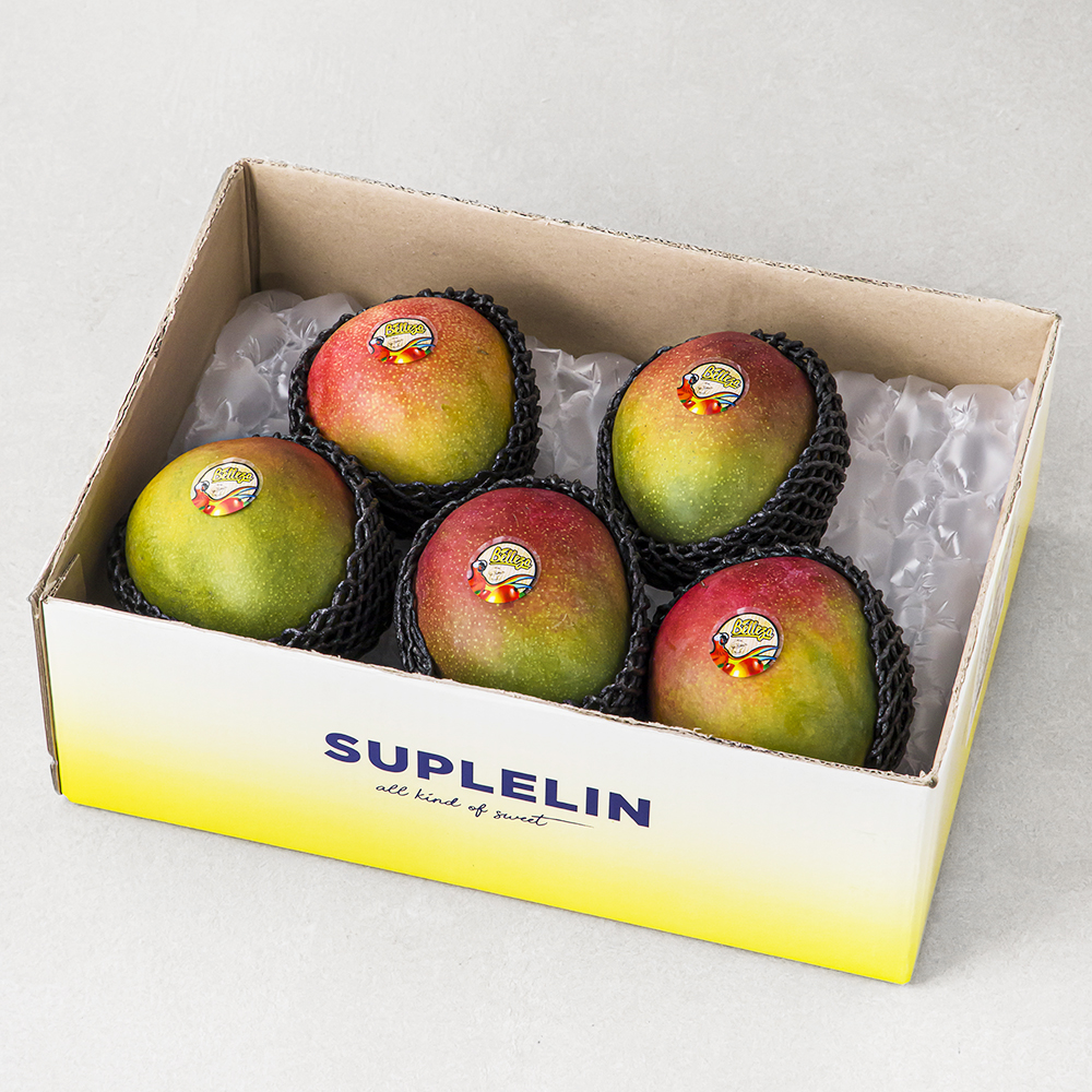 [로켓프레시] 수플린 항공직송 페루 애플망고 세트 5~6개입 27,200원
