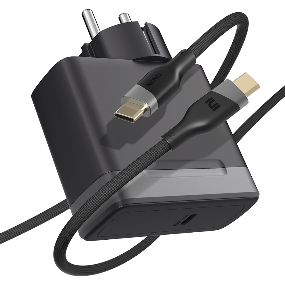 아트뮤 PD3.1 140W PPS GaN 접지 초고속 충전기 GX610 + C타입 to C타입 5A 우븐 케이블 240W 1.5m 세트 64,900원