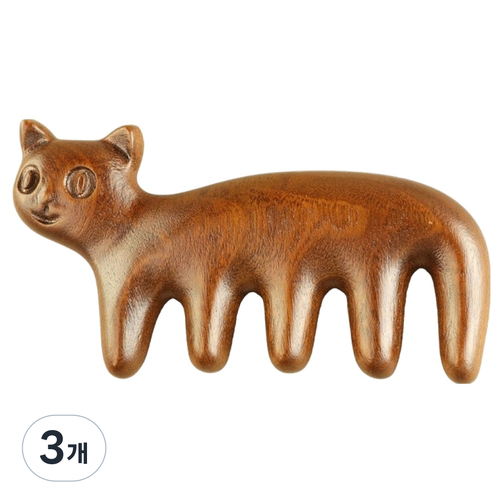 셀비아 고양이 두피 마사지 나무 괄사 23,100원