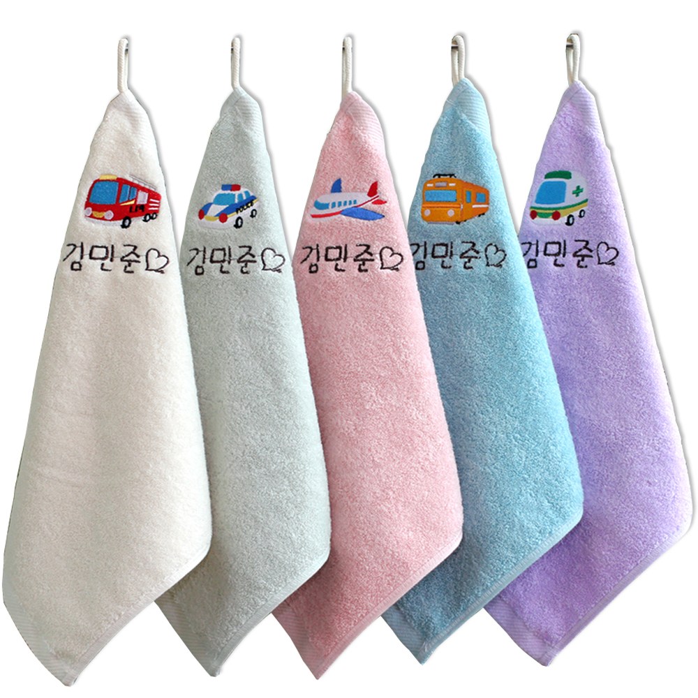 아이맘 어린이집수건 이름자수 고리타올 코마사 항균 40수 20,900원