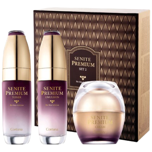 [3종]코리아나 세니떼 프리미엄 2종 기획(토너,에멀션,크림)+쇼핑백, 1세트 124,990원