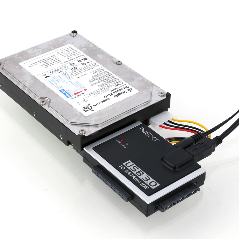 NEXT-518U3 USB3.0 HDD SSD연결 Sata IDE젠더 컨버터 22,850원
