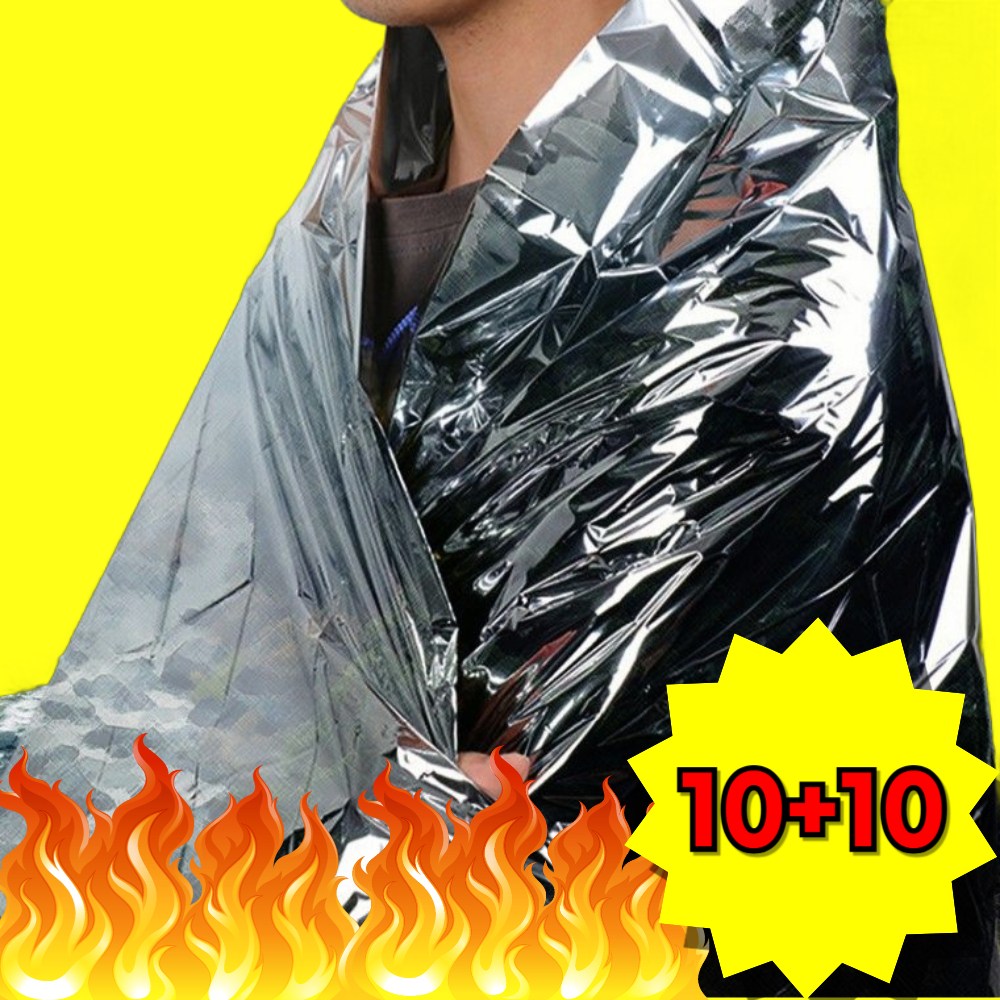 드깔롱 비상용 보온 은박 담요 10+10 저체온증 응급대처 은박지 20매 재난 등산용 15,980원