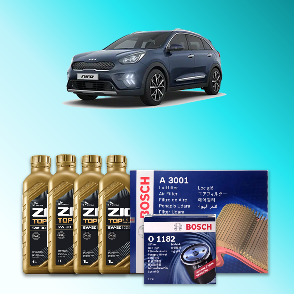 더 뉴 니로 (DE) 1.6 가솔린 엔진오일세트 SK 지크 탑 LS 5W30 (ZIC TOP LS) 81,300원
