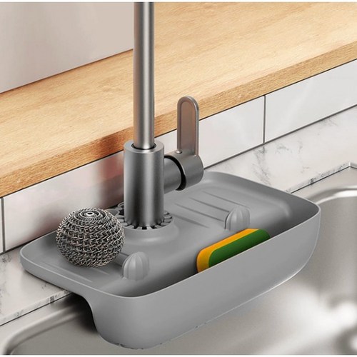 그뤠잇라이프 실리콘 싱크대 화장실 물빠짐 수전 트레이 99,470원
