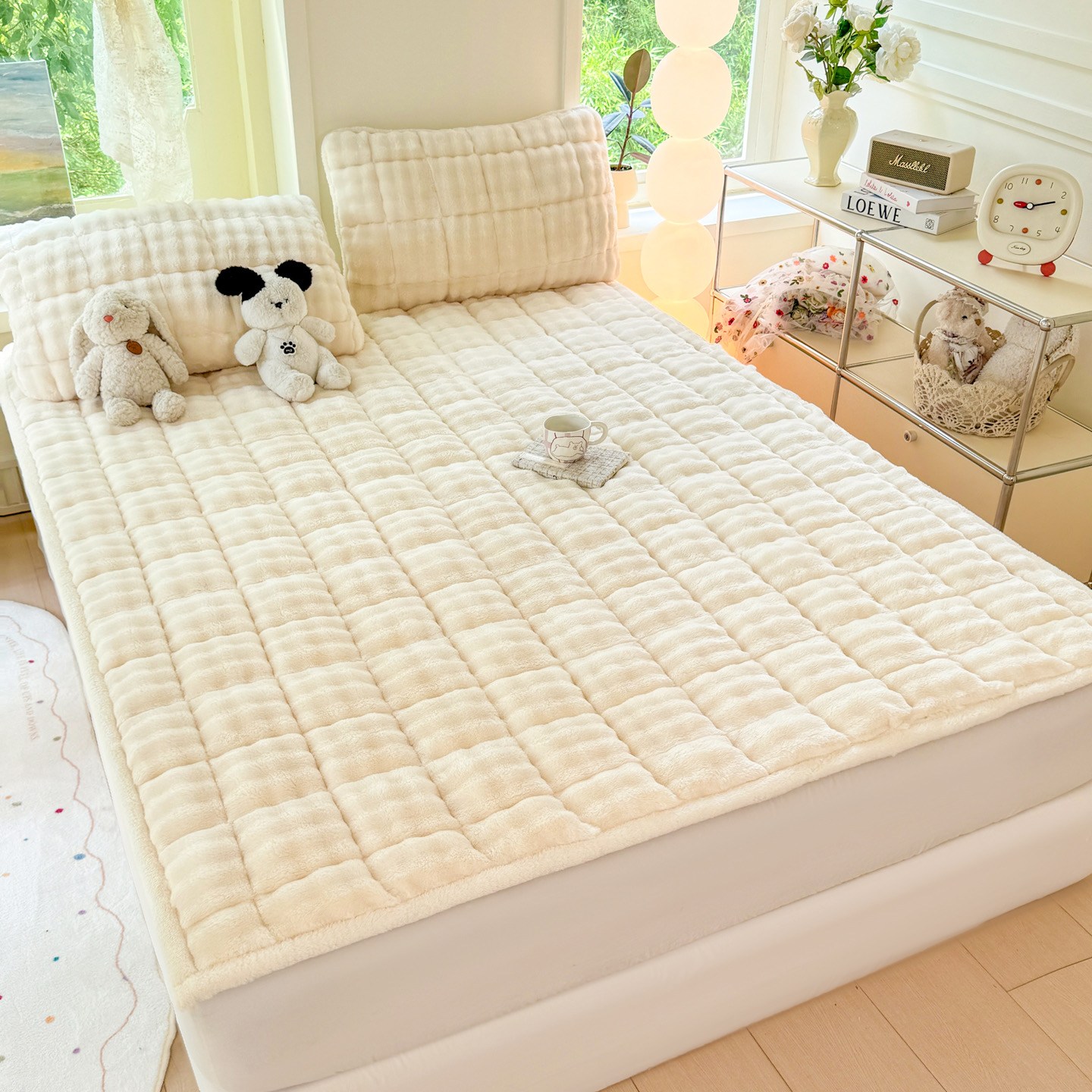 밀크 플리스 매트리스 패드 4코너 고정 29,250원