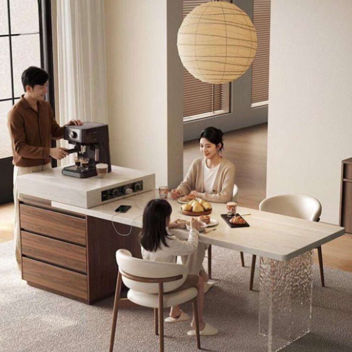 OBLY 확장아일랜드식탁 수납장 부엌 확장 홈바수납장 2,397,800원