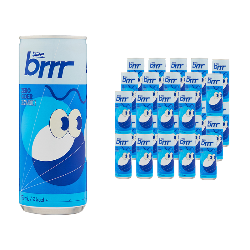 부르르 제로사이다, 250ml, 60개, 현재가 22,900원