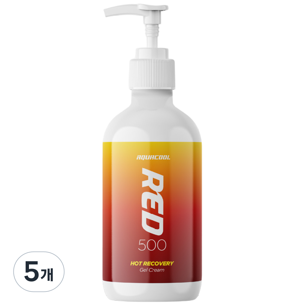 아쿠아쿨 레드 500 / 대용량 발열 리커버리 젤크림 126,720원