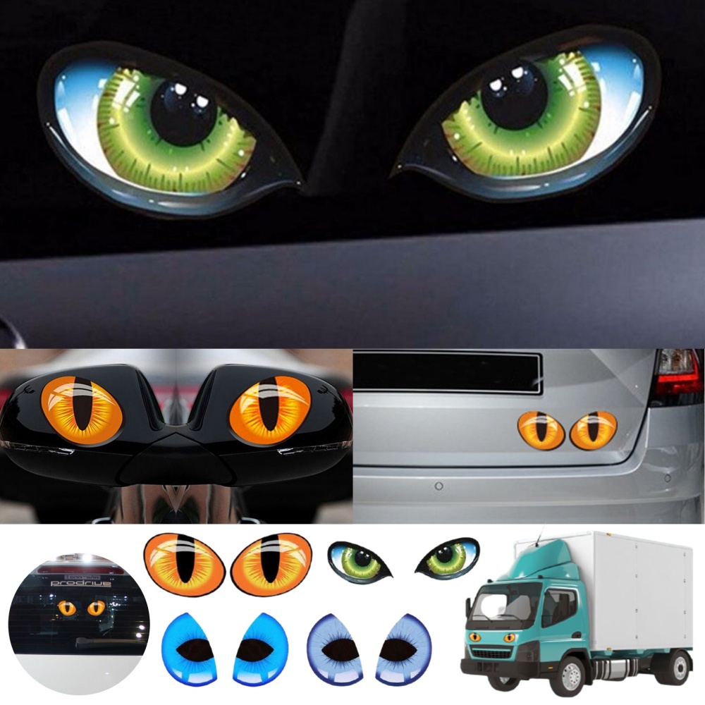 제이브로시스 왕눈이 차량스티커 방수 안전 졸음방지 반사 자동차데칼스티커 3,120원