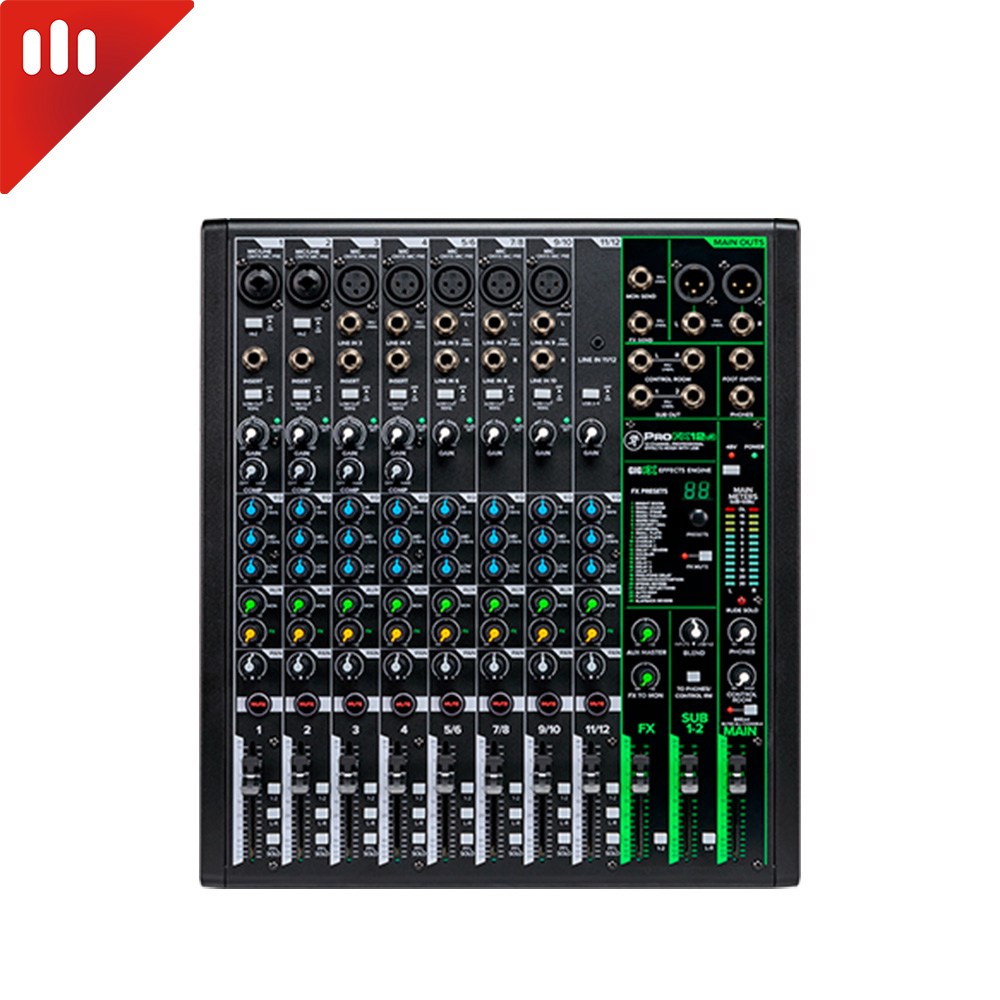 MACKIE 맥키 ProFX12v3 / 12채널 이펙터 아날로그 믹서 USB 840,000원