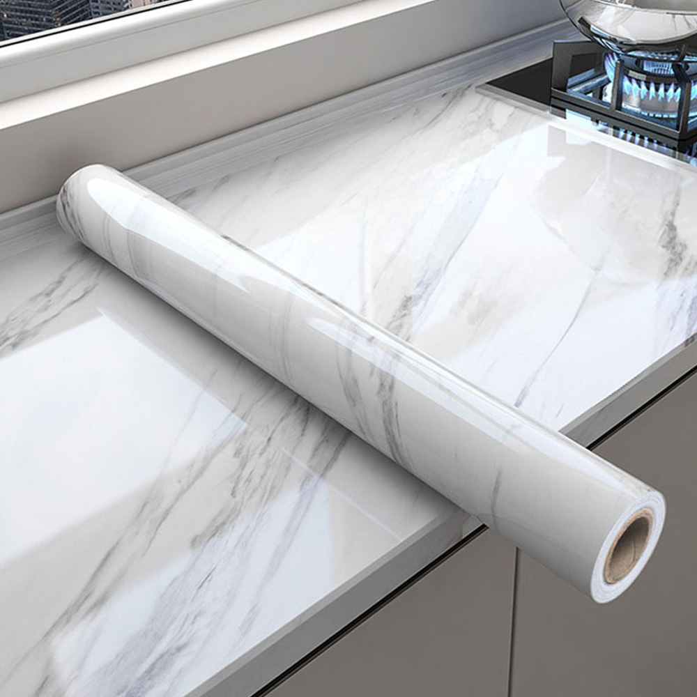 연하 기름때 방지 방수 알루미늄 대리석 패턴 시트지 4,920원
