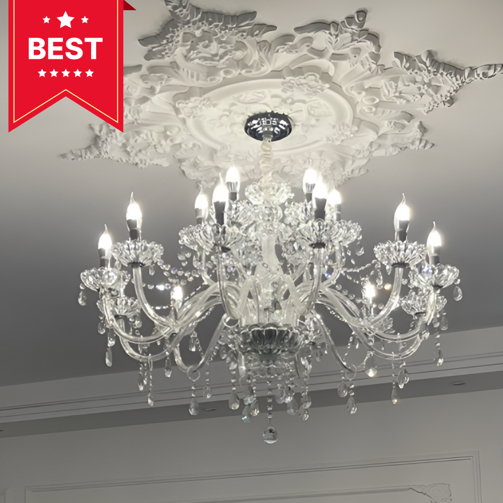 로플조명 크리스털 샹들리에 인테리어용 LED 펜던트등 거실 침실 식탁 조명, 브라운톤 6구 77,200원