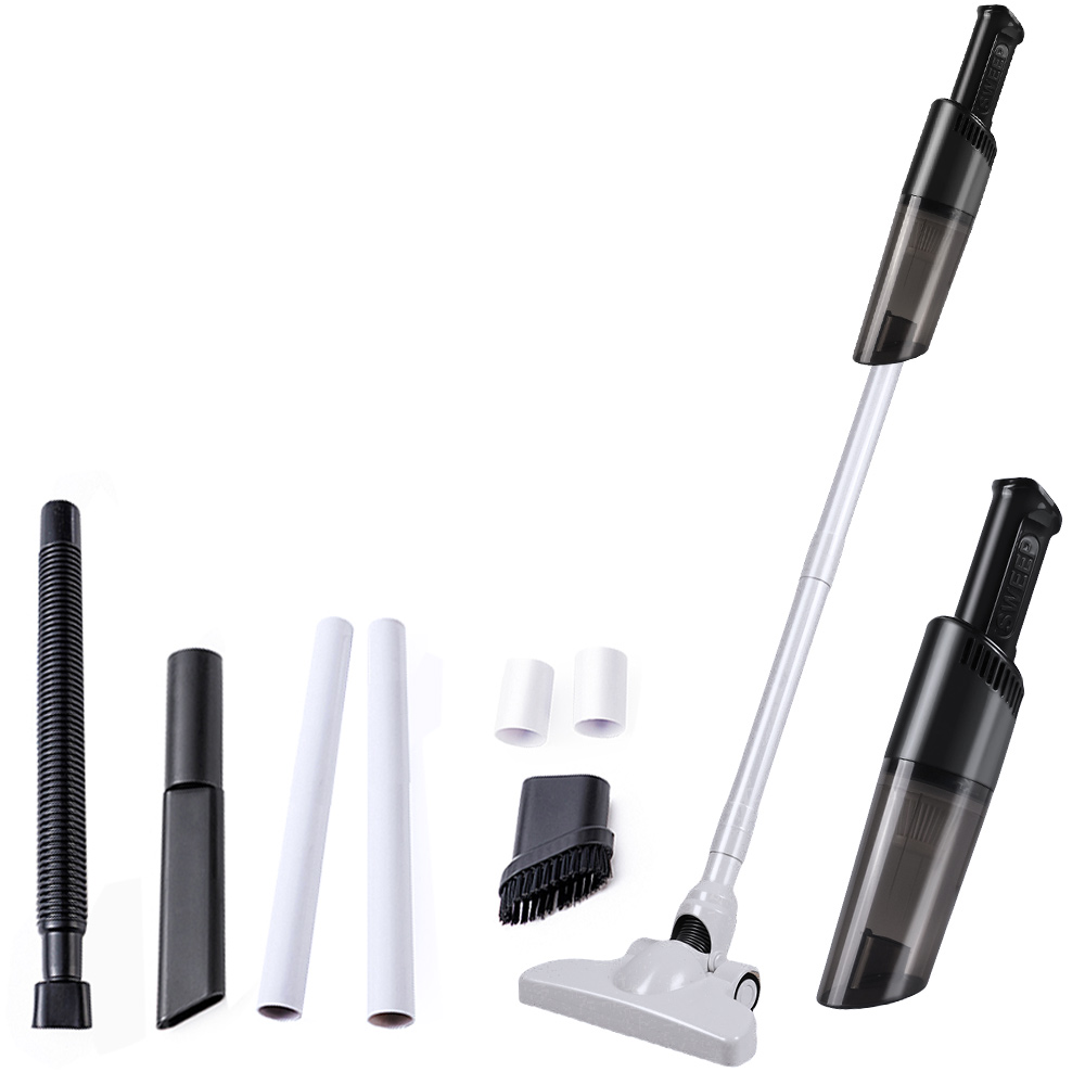 BOACE 무선 청소기 스틱+미니 핸디형 2 IN 1 흡입력 좋은 진공청소기 차량용 청소기, 블랙 30,700원