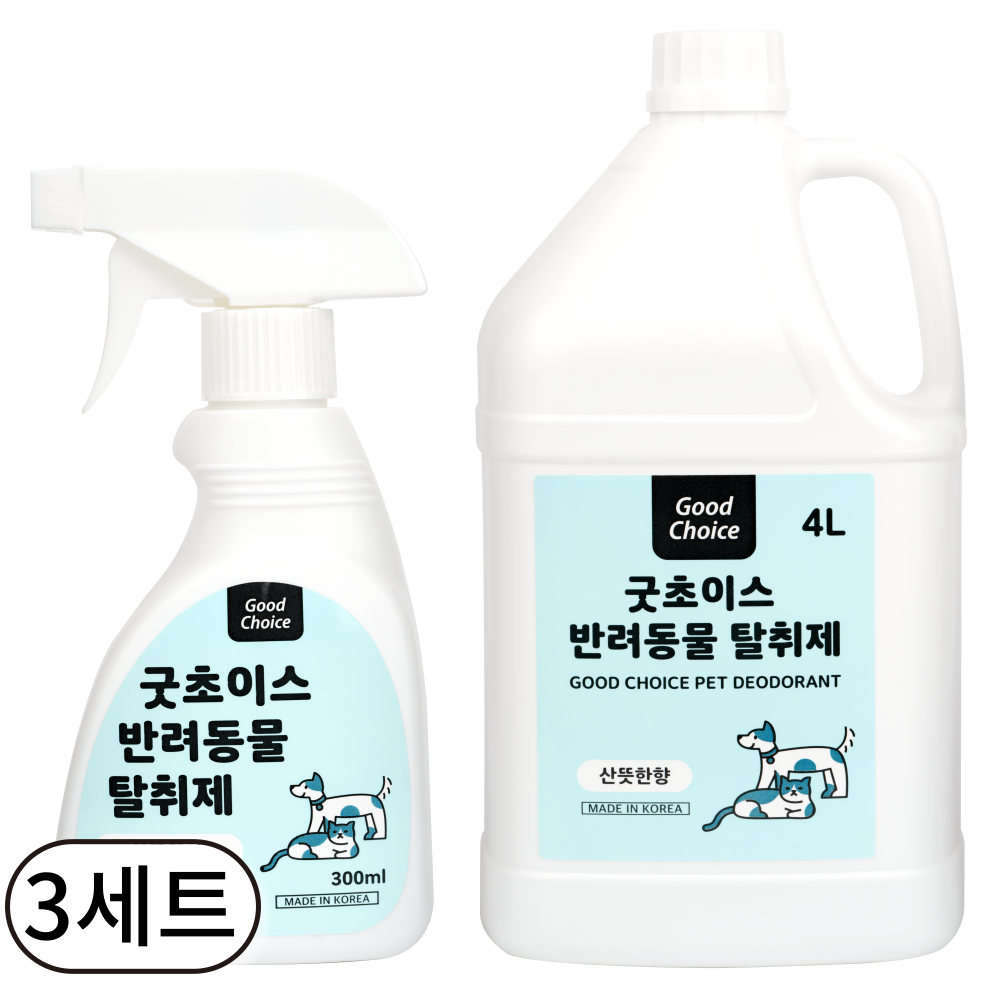 굿초이스 반려동물 탈취제 대용량 산뜻한향 35,990원