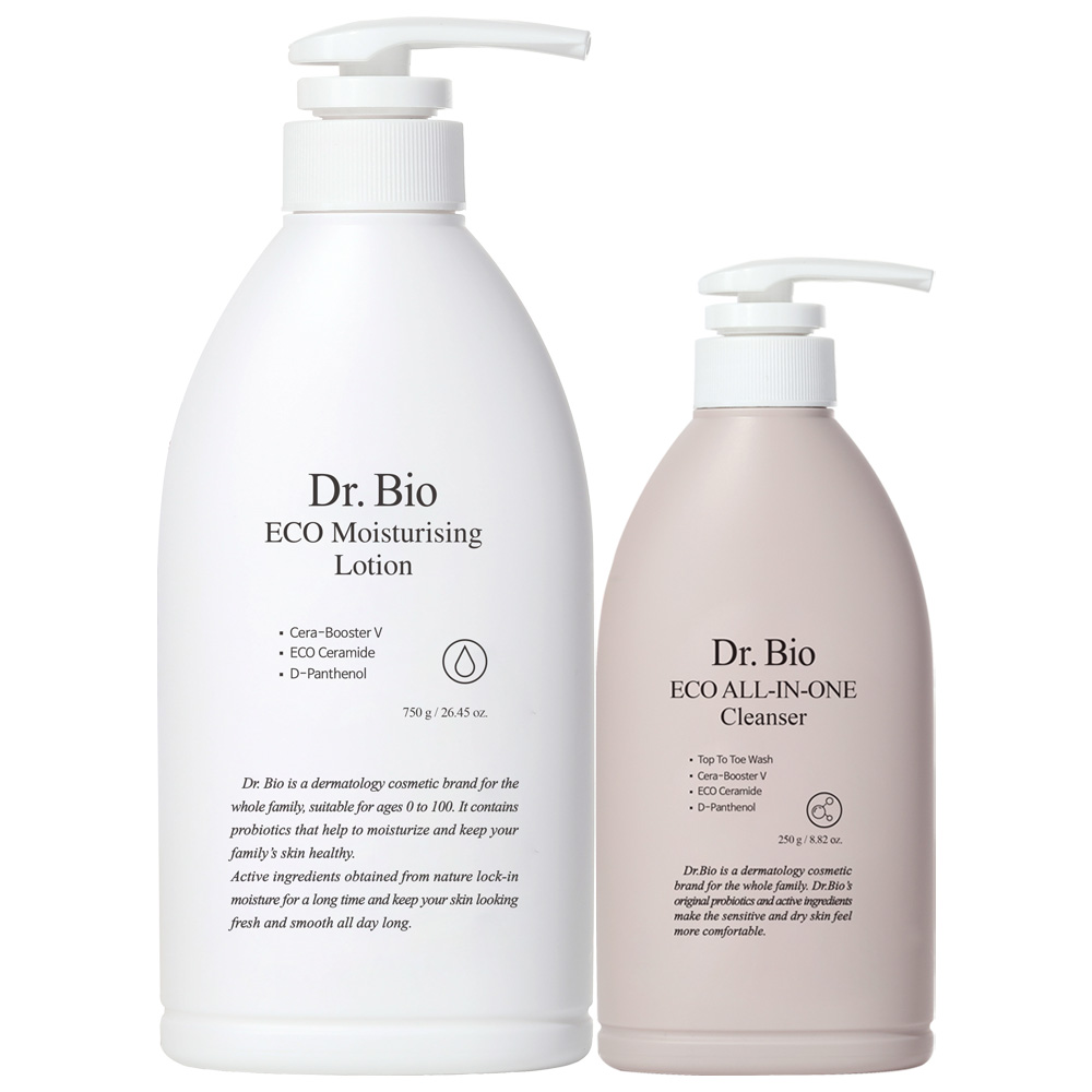 닥터바이오 에코 페이스 앤 바디로션 750g + 올인원 바디워시 250g 38,900원