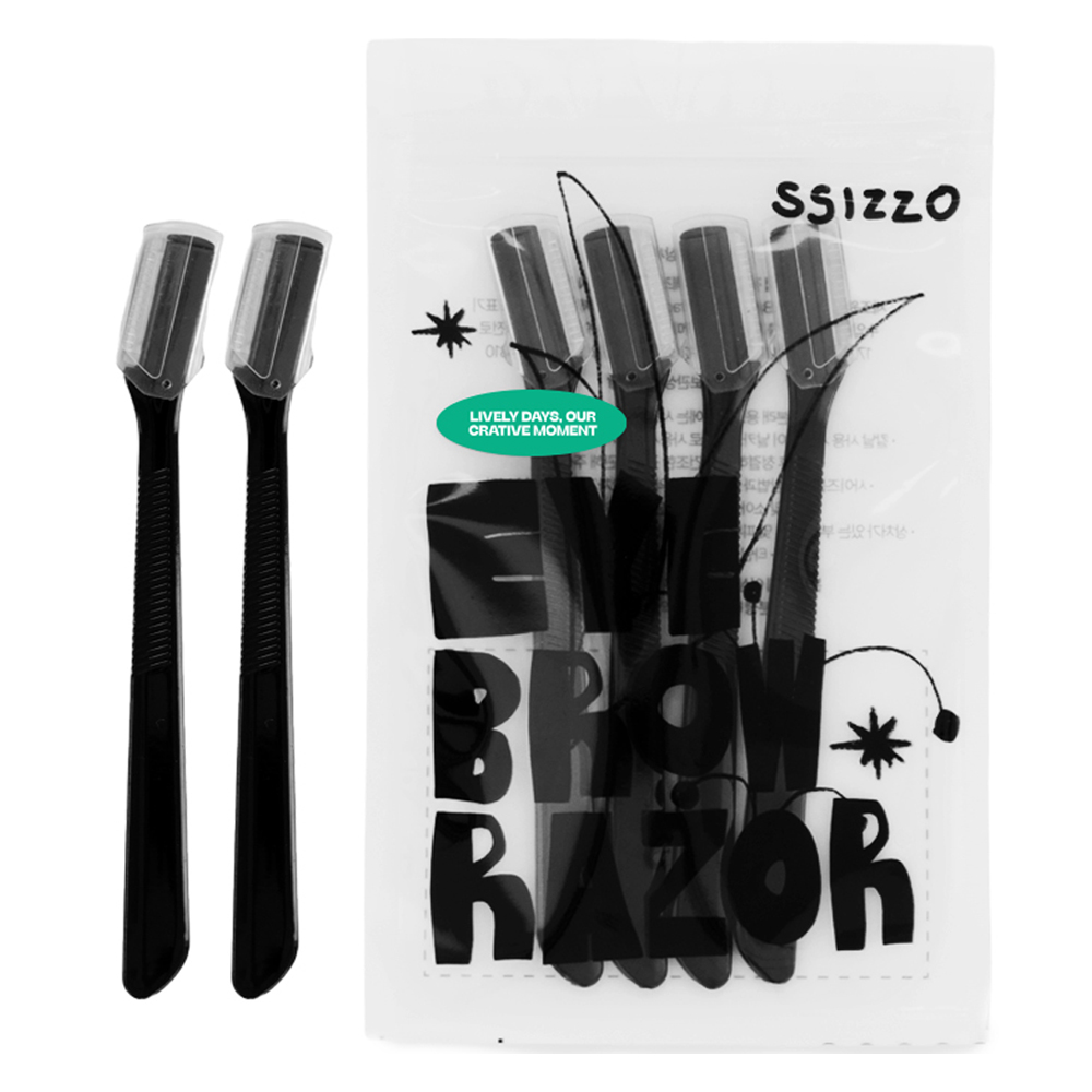 씨조 2중날 눈썹 수정 안전캡 정리칼 4p 2,500원