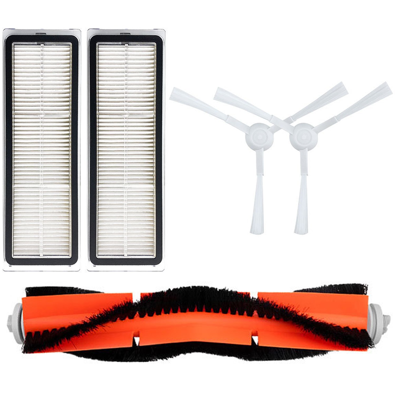 샤오미 로보락 로봇청소기 S10+ 호환 사이드브러쉬 필터 브러쉬 부품 세트, 1세트 9,980원