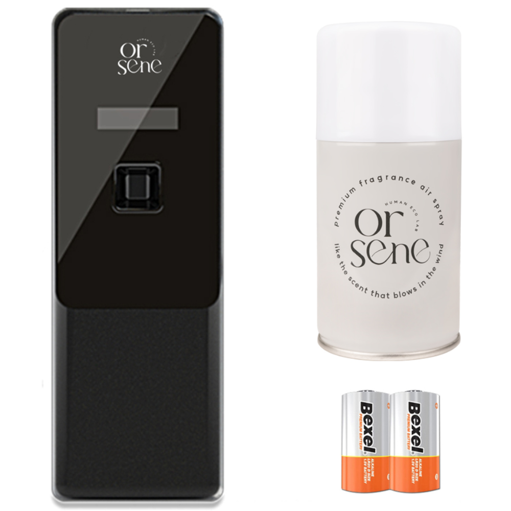 올센느 프리미엄 향기 방향제 자동 분사기 디스펜서 실내용 화장실 탈취 (멀티 시스템) 블랙, 1세트 34,300원