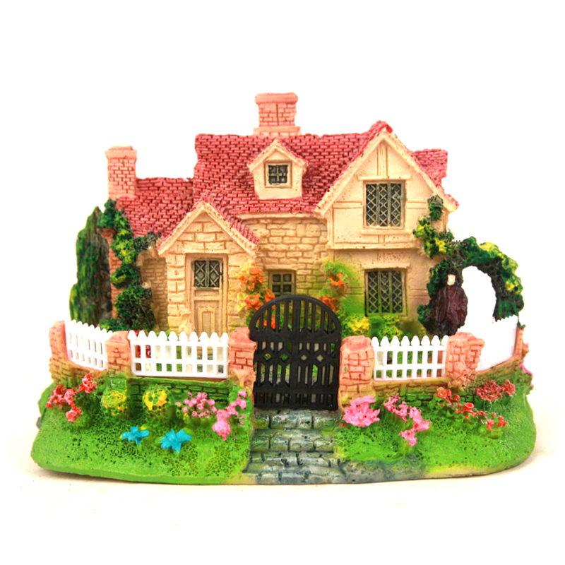 파이브오션 주황 지붕 유럽하우스 모형 12,500원