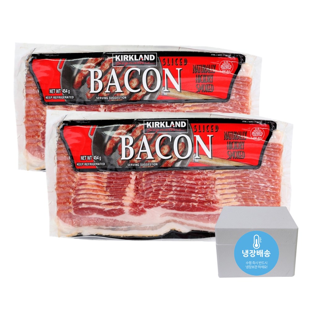 코스트코 커클랜드 베이컨 라이트 454g 저염 슬라이스 베이컨 22,890원