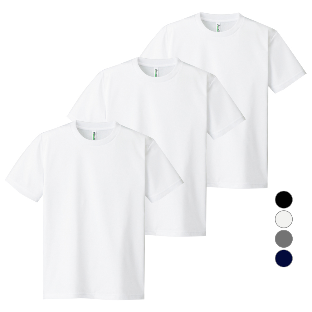 티팜 남녀공용 냉감 통기성 기능성 드라이쿨 라운드 반팔티셔츠 3p 18,630원