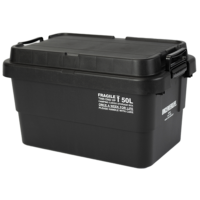 원스위크라이프 캠핑 스태킹 카고 박스 플랫타입, 블랙 38,900원