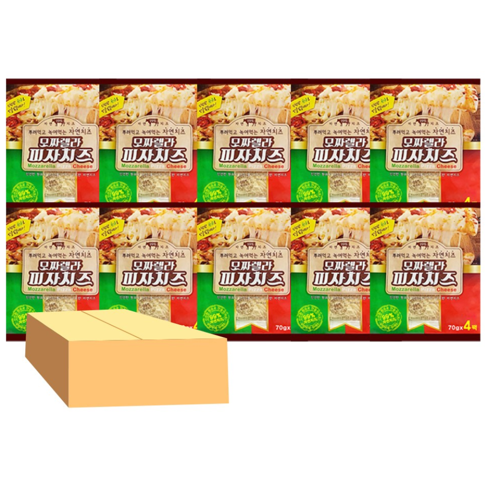 이스트밸리 모짜렐라 피자치즈 280g(70g*4)x10개(1박스), 1박스, 70g 59,800원