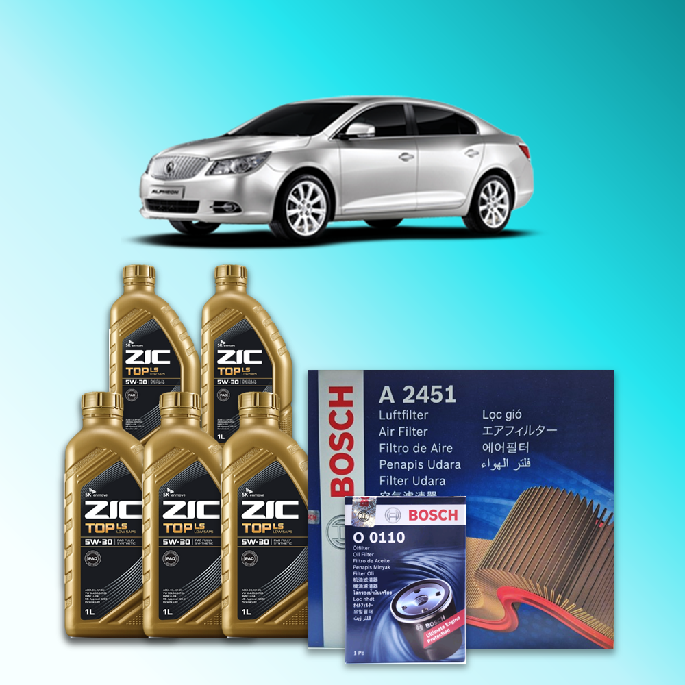 알페온 (VS300) 2.4 가솔린 엔진오일세트 SK 지크 탑 LS 5W30 (ZIC TOP LS) 96,100원