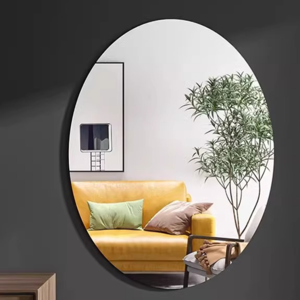 라보비아 무타공 벽부착 인테리어 아크릴 벽거울 타원형 20 x 30 cm 8,100원