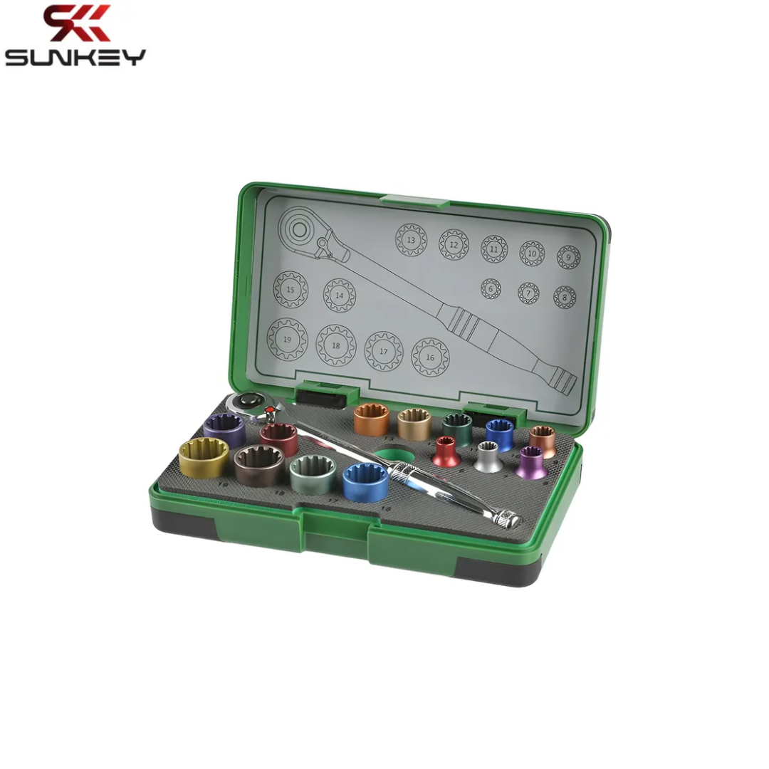 썬키 소켓렌치세트 SSR-15CS 12각 소켓 라쳇핸들 복스알 핸드소켓 15PCS 3/8 63,900원