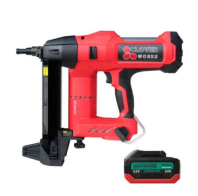 구보텍 크로바 21V 90J 타정기 콘크리트 무선 네일건 타카 5Ah 배터리 세트 989,000원