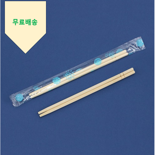 더착한팩 개별포장 둥근 대나무 스마일 175 젓가락, 1개입, 3000개 47,400원