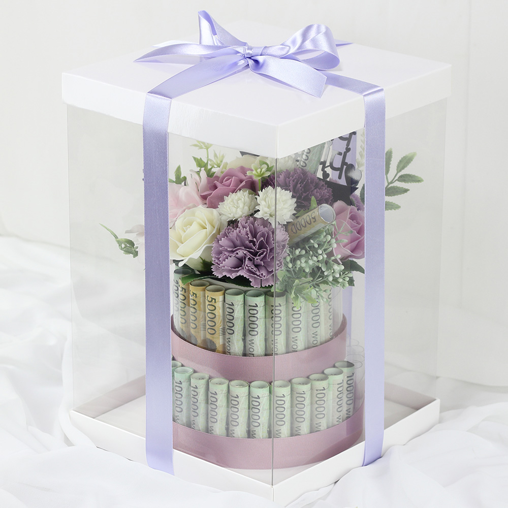 엔젤쿠키 머니롤 용돈케이크 어버이날 부모님선물 용돈박스 꽃 기념일 칠순, 1개 31,900원