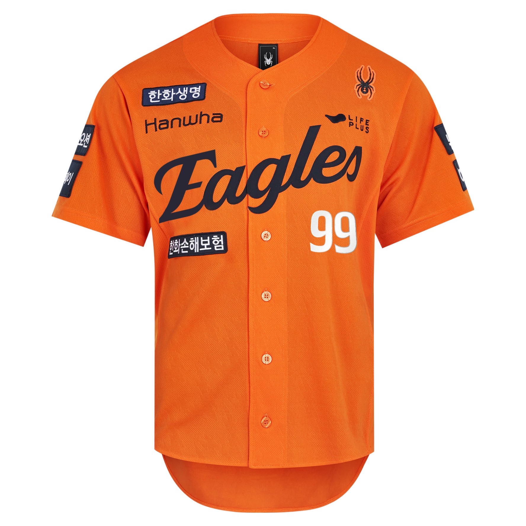스파이더 남성용 25년 한화이글스 어센틱 홈 유니폼 115,500원