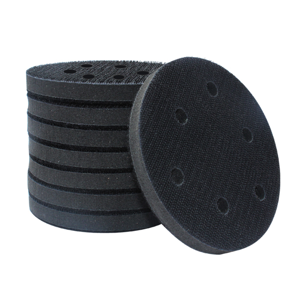 그라인더 샌딩패드 중간 쿠션 패드 스펀지 흡진 광택 125mm 6홀, 1개 3,200원