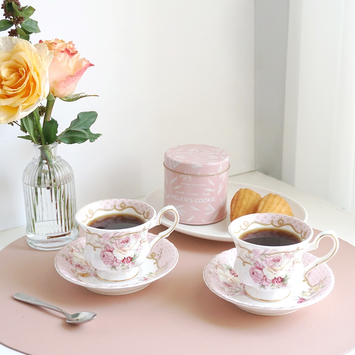 한국도자기 클라라 커피잔 + 커피받침 세트 79,500원