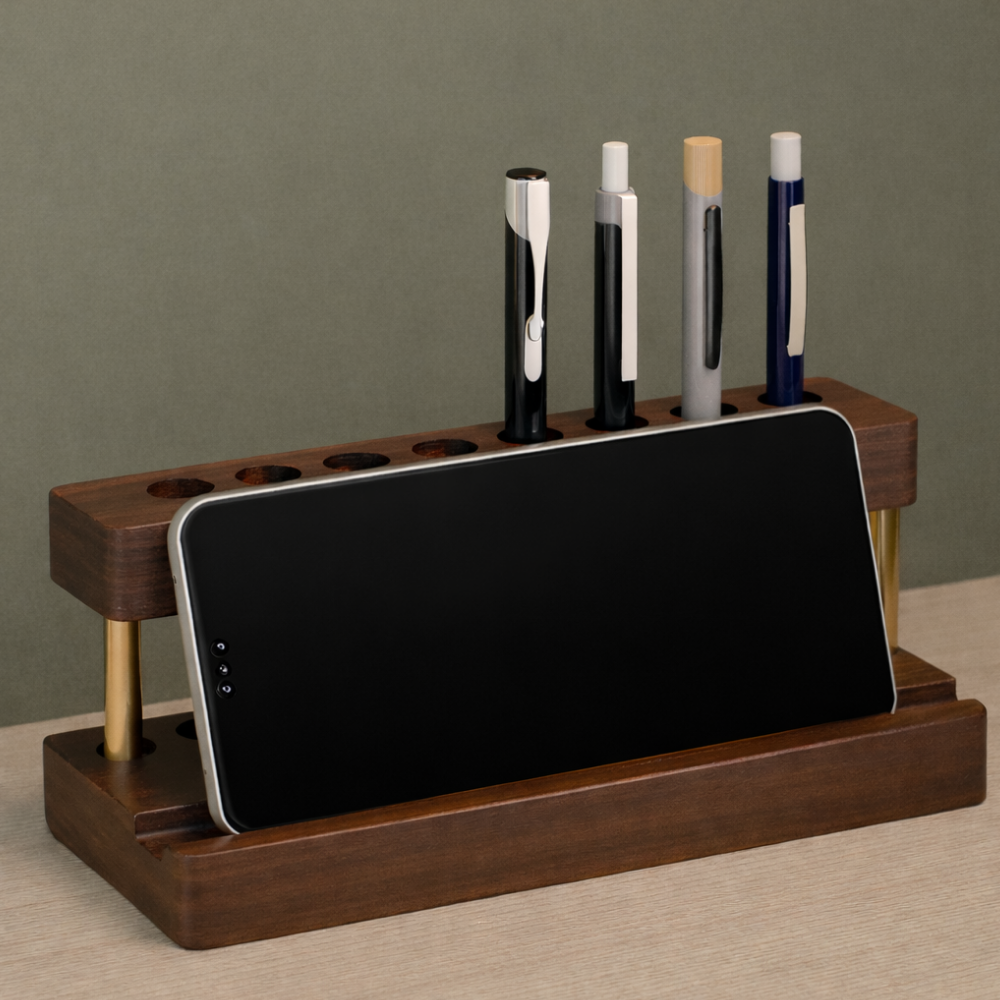 아가토스 고급 원목 만년필꽂이 데스크정리함 사무실 서재 인테리어 펜홀더, 1개, 원목 만년필 꽂이 (서재 사무실용) 18,900원