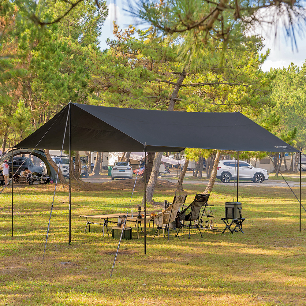 브리즈문 4중 블랙코팅 립스탑 300D 렉타 타프 그늘막 + 전용가방 세트 107,500원