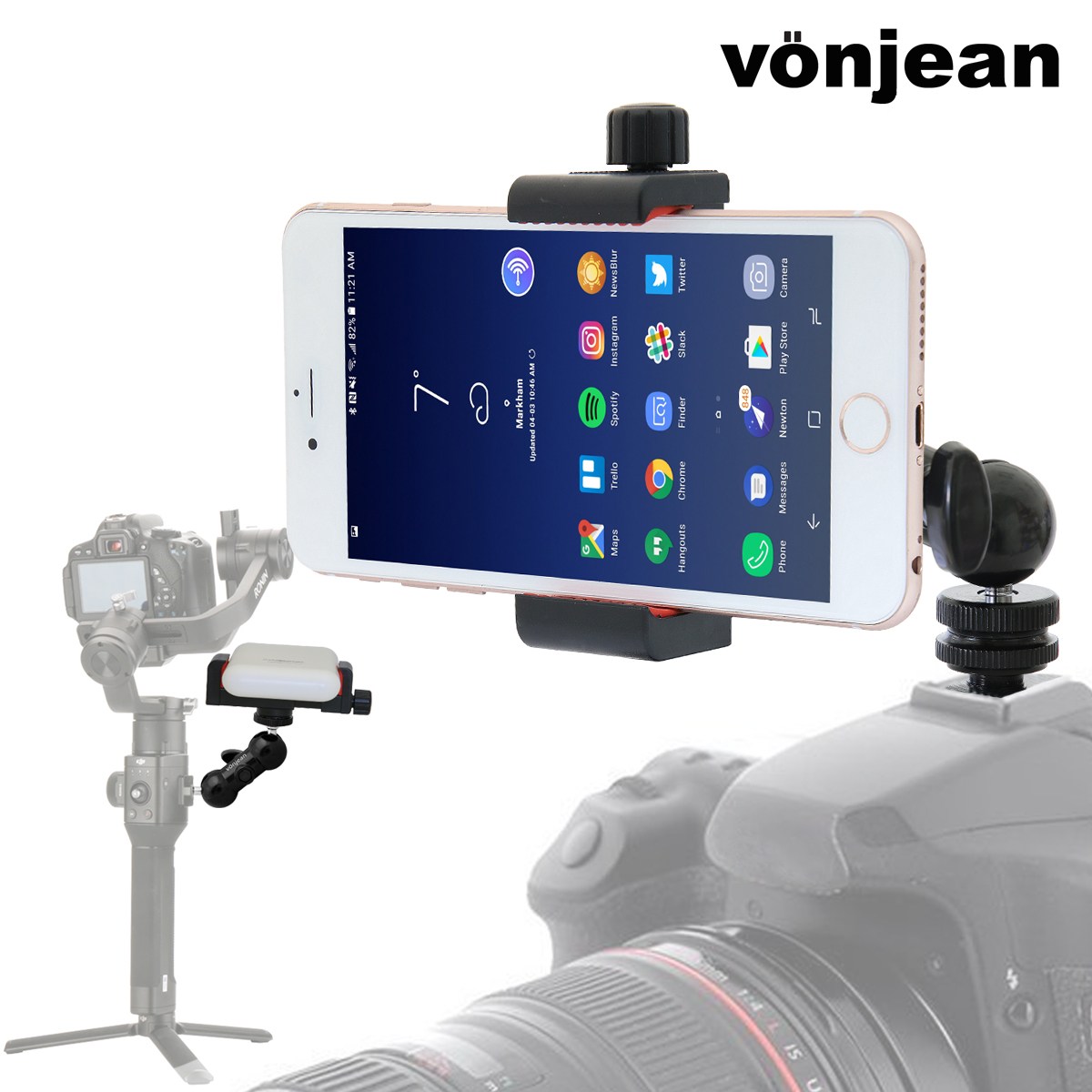 브이로그 스마트폰 프리뷰모니터 카메라 핫슈 거치대 KIT 23,600원