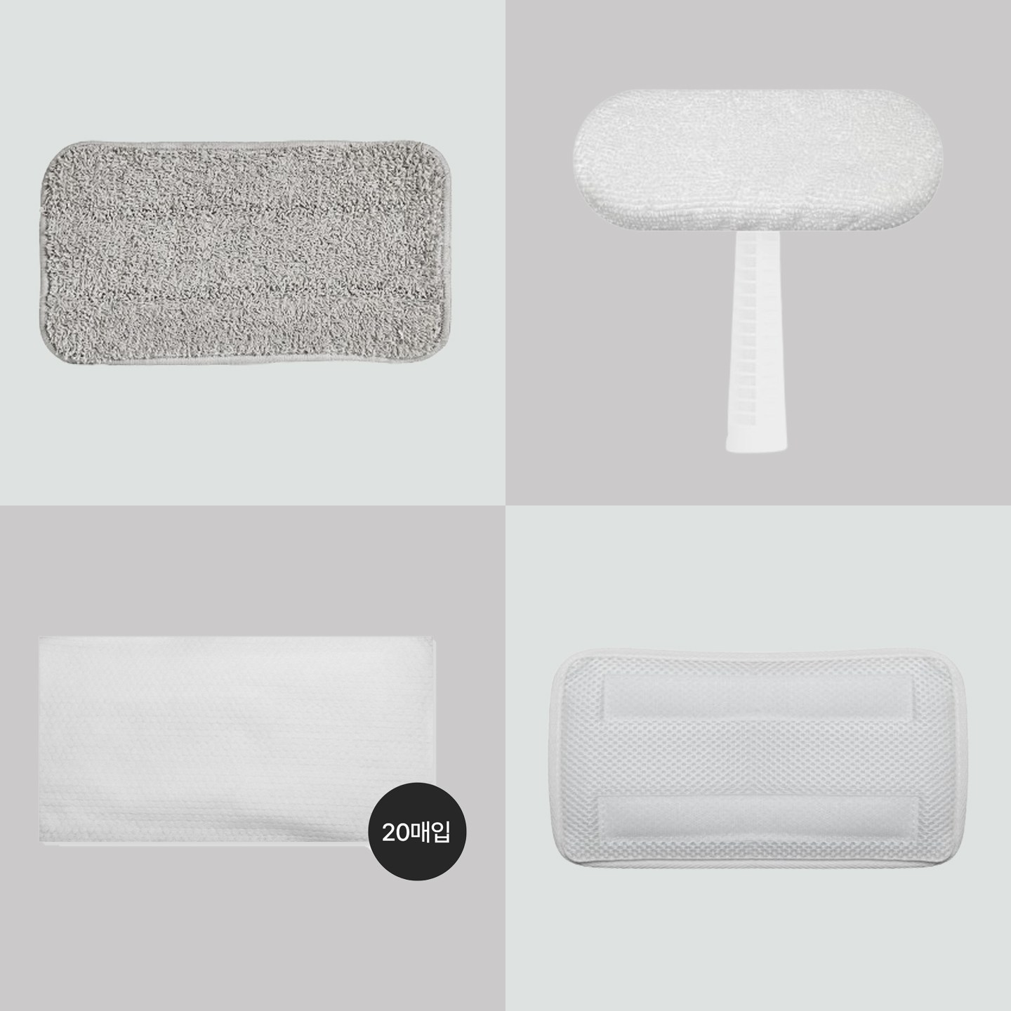 휴빅 스팀청소기 HB-S3000 전용 클리닝 브러시 커버 극세사 패드 일회용 패드 4,000원