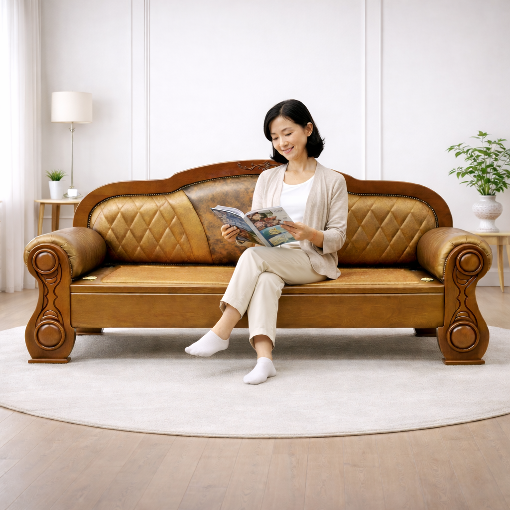 흙마루 3인용 카우치 C1005G 돌쇼파 흙쇼파, 황토볼 포졸란 780,000원