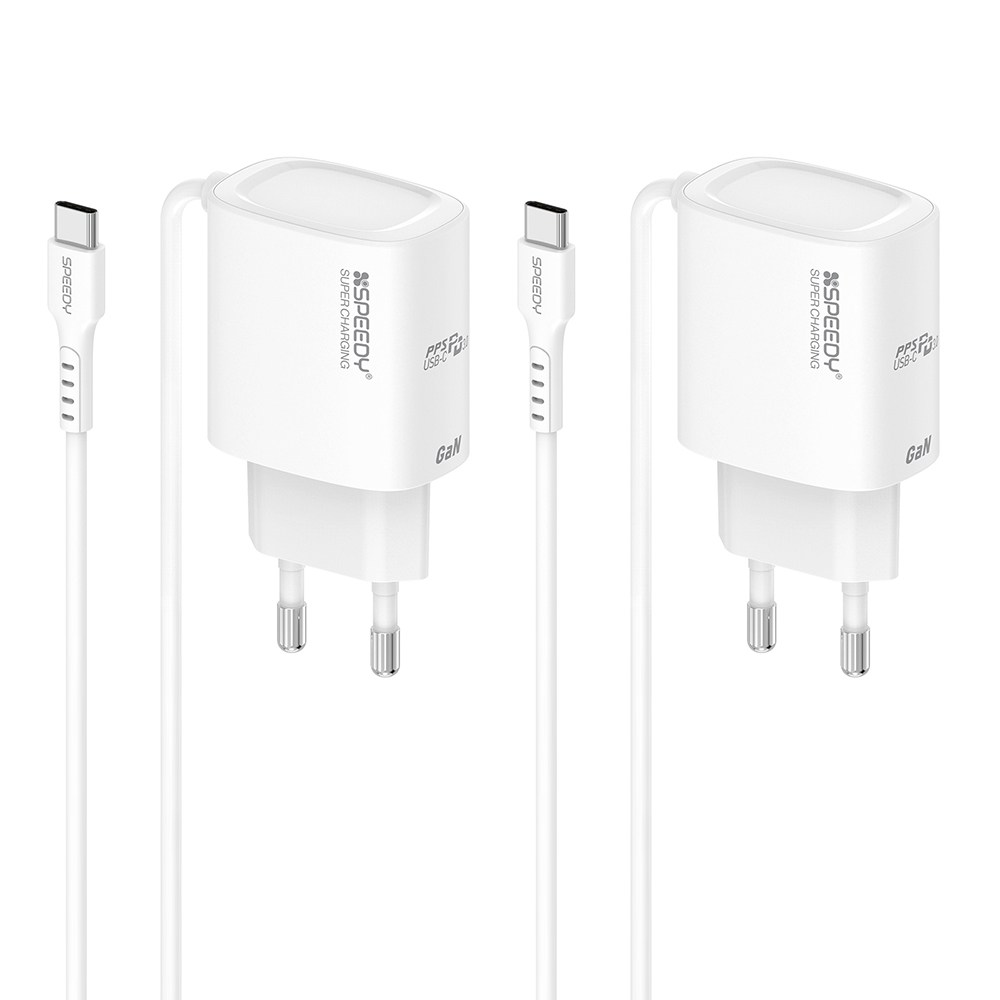 SPEEDY PD 25W PPS 초고속 C타입 케이블 일체형 충전기 10,900원