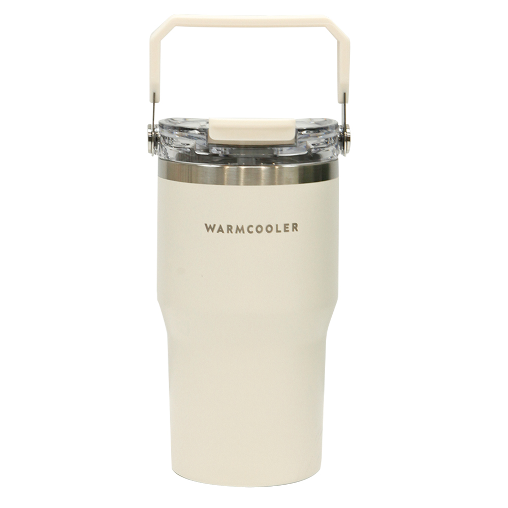 웜쿨러 대용량 핸들 빨대 텀블러(스티커+세척솔세트) 18,800원