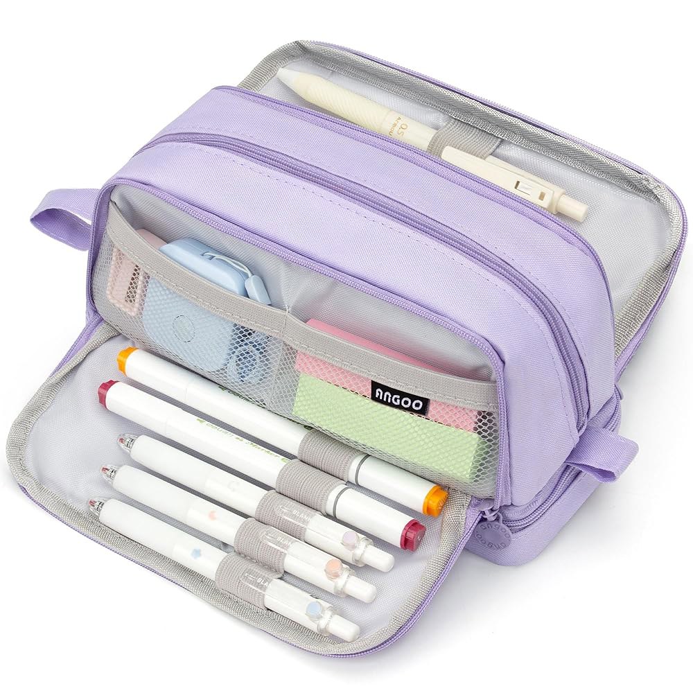 대용량 필통 에스테틱 연필 파우치 학용품 여아용 큰 십대 초대형 특수 펜 가방 어른과 학생용 지퍼 케이스 포함 34,600원